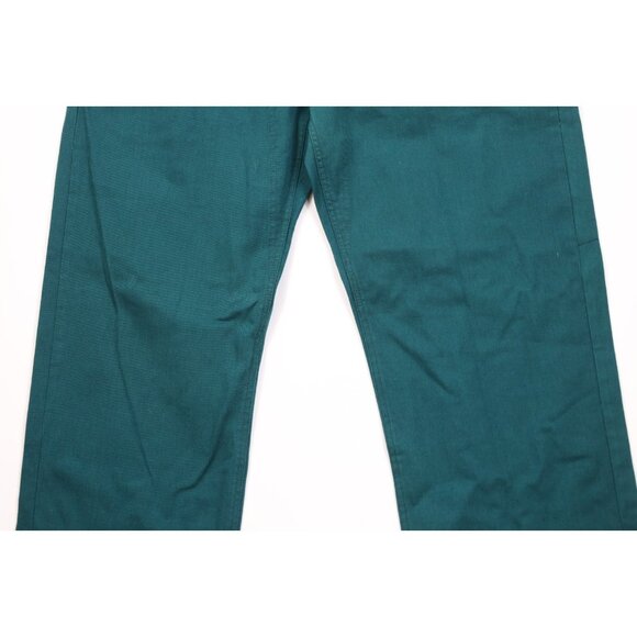Deadstock Vtg 90s Marithe Francois Girbaud Mens 40x34 Baggy Wide Leg Jeans Green - Picture 3 of 13